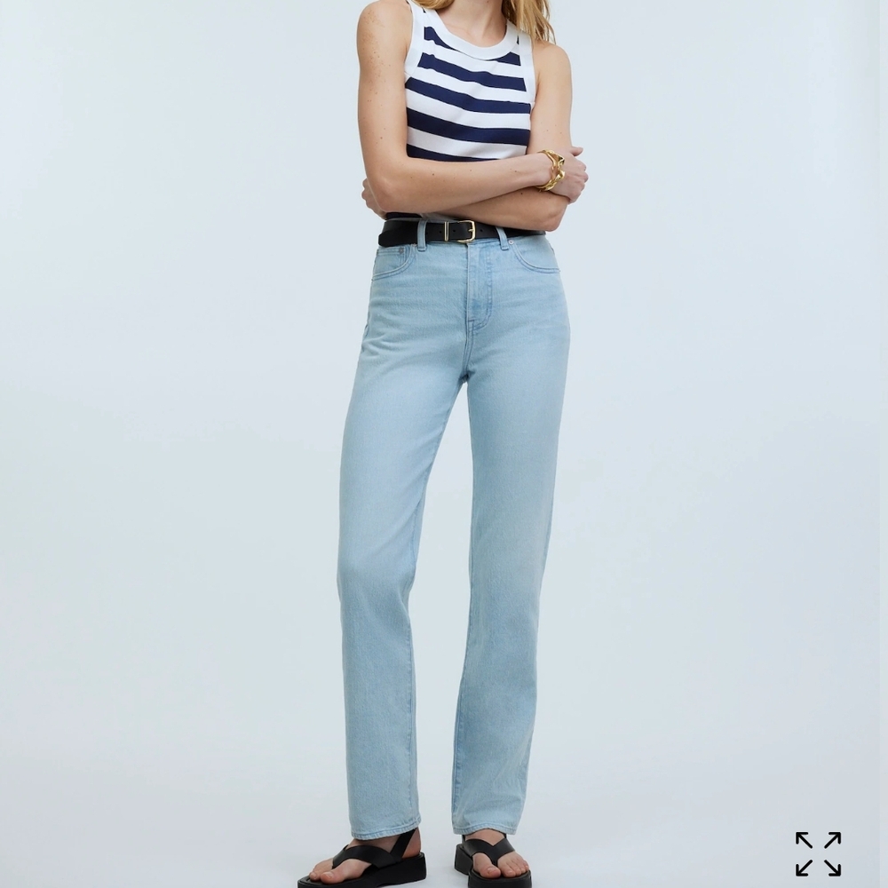Madewell 90's Straight Light Wash Jean